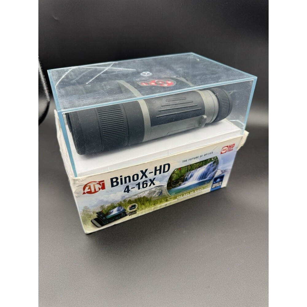 ATN BinoX-HD 4-16X Day Night Vision Binoculars HD Record Tested w/ Box Case